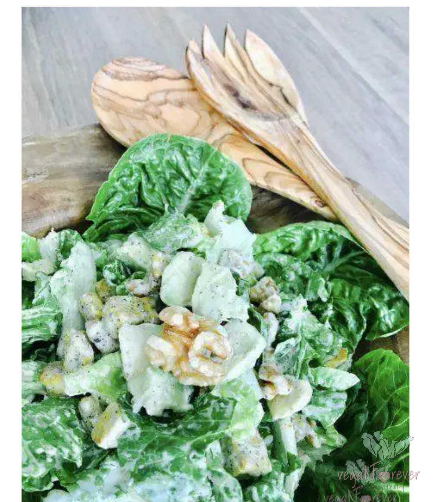 Vegan Ceasar‘s Salad. De zon ☀️ schijnt, en ik heb meteen trek in iets lichts, maar goed voedzaam 💪 dus hier een heerlijk gerecht voor de lunch of diner 😋😋😋 link in de web : https://veganforever.nl/vegan-caesars-salad/ 🥗🥗🥗 #vegan #vegansalad #veganrecipes #plantbased #pflanzlicheernährung #salatrezept #plantaardig #salade #healthyfood #healthyrecipe #healthysalad #fitnessvegan #fitnessrecipes #veganfortheplanet #veganforhealth #veganfortheanimals #vegansincemyhearttransplantation